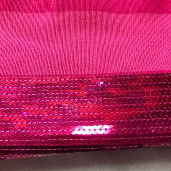Victoria's Secret Pink Striped Canvas Tote With Sequins - Picture 3 of 7